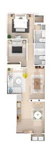 B7B Floor Plan B7B Floor Plan at The Etta, Washington, 20002